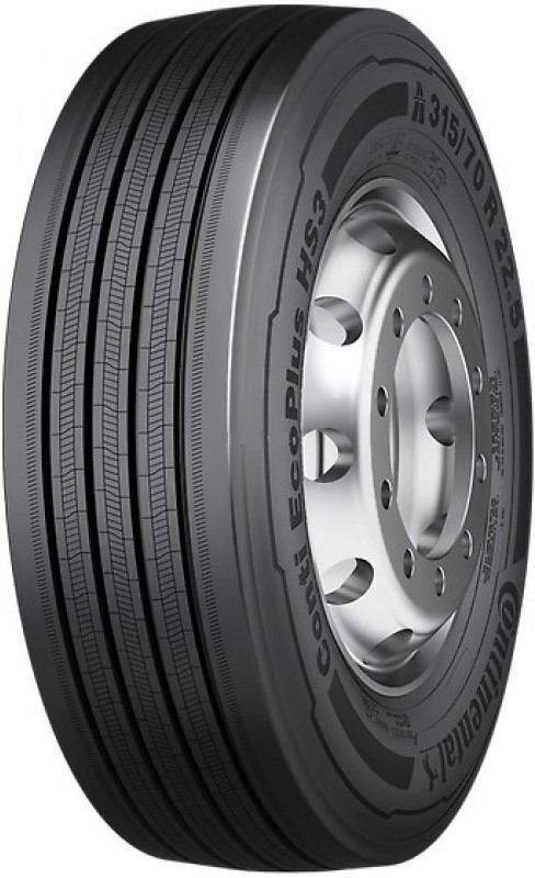 315/80R22.5 CONTINENTAL CONTI ECOPLUS HS3 + 156/150L(154/150M) STEER ...